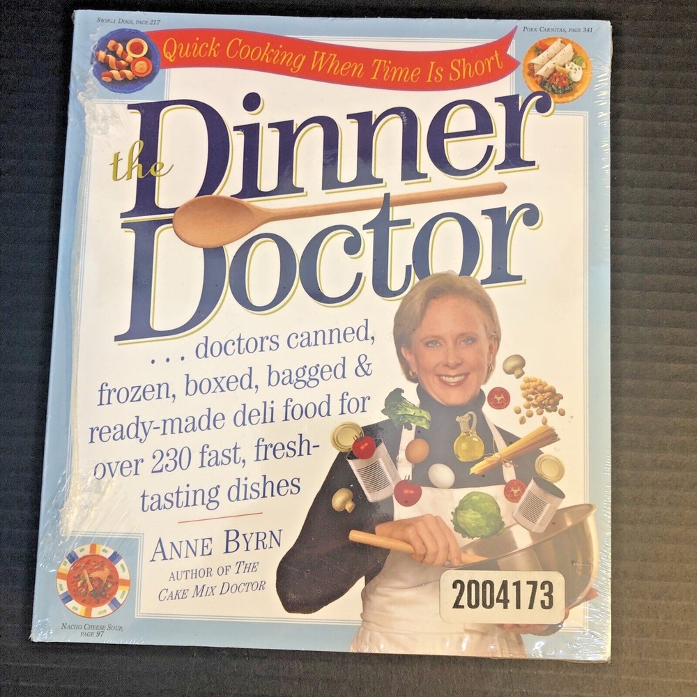 Anne Byrn - The Dinner Doctor (2003 🆕‎ Sealed) Quick Cooking When Time is Short